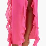 House Of CB ‘NWT 💗Hot Pink XS Sarina Ruffle Strapless Women’s Maxi Dress Photo 2