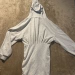 Topshop NWT Top shop Dress Womens 8 Sweatshirt Gray Fitted Hooded Long Sleeve Comfort Photo 4