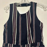 Olive & Oak  navy striped driftwood dreamer romper size M Photo 4