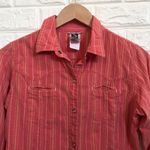 The North Face  coral 3/4 sleeve‎ button down top Photo 0
