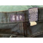 Gap Vintage 90s Y2K Dark Green Jeans Women's Size 10 Ankle High Rise Tapered USA Photo 6