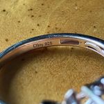 Natural Rose de France Sterling Silver Cocktail Ring Size 9 Purple Photo 4