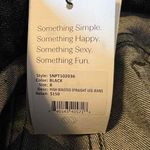 Something Navy Jeans High Waist Straight Leg Black 5 Pocket Womens Size 8 New Photo 5