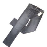 NWT Mother The Rascal Flood in Magic 8 Ball Stretch Straight Jeans 27 Gray Photo 4