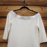 Massimo Dutti Off White Ivory Off the Shoulder  Knit Tunic Top NO BELT Photo 3