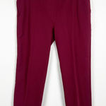 Betabrand Womens Dress Yoga Pants Maroon Sz 2XL Petite Photo 0