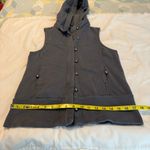 Wet Seal Y2K  Hooded Vest Jacket Juniors Medium Cotton Grayish Photo 10