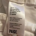 Paige  Women's White Genevieve Wide Leg Flare Utility Pocket Jeans Size 32 Photo 4