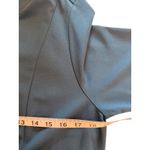 Soft Surroundings  Teal Blue Scallop‎ Sleeve Keyhole Neck Maxi Dress Size Large Photo 6