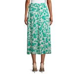 Time & Tru side tie floral skirt Photo 2