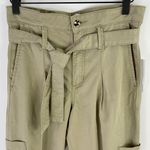 Sam Edelman New  Utility Trouser Belted Waist Cargo Pants Khaki Photo 6