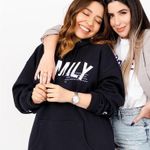 MOVING SALE Monat Family Hoodie Black Size L Photo 3