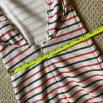 ZARA  Patriotic Fed White and Blue Striped Low Back BodyCon Dress XS Photo 3