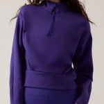 Athleta  Purple Altitude Polartec Halfzip Sweatshirt - Size XS Photo 0