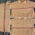 Lime Lush Andree Oversized Pearl Button Down Tweed Shacket Peach M Photo 11