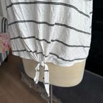 Green Envelope White Relaxed Tie Front Tee Size L Photo 1