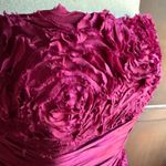 Y2K Vintage | BADGLEY MISCHKA Collection | Pink silk Rosette Strapless Dress | 0 Photo 3