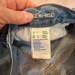 American Eagle Woman’s  Vintage High Rise Two Tone Fringe Button Fly Jeans Size 6 Photo 4