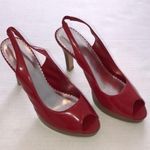 Fioni  Open Toe Slingback Heels Photo 2