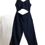 3x1  NYC Peek A Boo Denim Jumpsuit Size Medium Photo 5