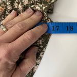 Umgee Boho Cottagecore Dress Small Green Floral Ruffle Tassel Tie Flowy Photo 9