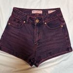 Bullhead Denim Co Bullhead purple black cuffed Denim  Shorts Photo 0
