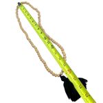 Wooden mala prayer beads with black tassel Photo 2