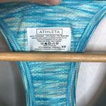 Athleta  Light Blue Ruched Front Fitted Speedlight Athletic Tank Top XS Photo 5