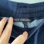 Pact  Sz M Washed Blue Organic Cotton CloudKnit Jogger Pull On Pockets Photo 4