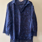 Victoria's Secret Victoria’s Secret vintage 1999 100% silk sleep top size medium blue style 2213 Photo 0