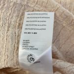 Free People Cream Crepe Mock Neck Puff Sleeve Blouse Lightweight Stretch EUC SzS Photo 6