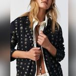 Free People  Chelsea Coin Moto Jacket Size M $700 Photo 1