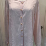 Flax by Jeanne Engelhart Shirt Light Pink in Women's Size Small Photo 0