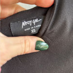 Nasty Gal Nasty‎ Gal Black Structured Open Back Crop XS Top party holiday minimalist Photo 1