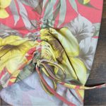 Caribbean Joe Island Supply Co Size Small Shirt Sleeve V-Neck Floral Hawaiian Photo 7