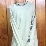 Carhartt long sleeve loose fit shirt size small green/gray outdoor women’s Photo 0