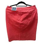 Charter Club Womens Denim Skirt Summer Red/Coral Size 8-NWT Photo 3