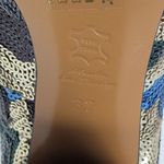 TIFFI Sequin Pointed Toe Block Heels Black Gold Blue Size 37 Photo 7