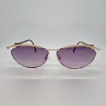 Vintage PALOMA PICASSO 3778 48 sunglasses 80s optyl purple Photo 1