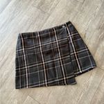 No Boundaries LAST PRICE🍒🤍  flannel faux wrap skirt 💐 Photo 5
