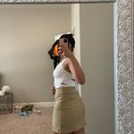 plaid mini skirt Yellow Size M Photo 2