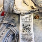 Guess  High Waist Button Fly Stretch Ankle Skinny Jeans Light Wash Blue Womens 27 Photo 3