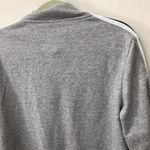 Adidas  Gray Cropped Quarter Zip Pullover Classic Photo 6