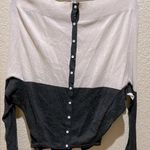 Lululemon  After Class Cardigan Heathered Beige & Black Size 4 Photo 9