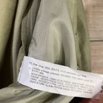 ZARA high-rise wide leg pleated green trouser pants with pockets women Size XL Photo 13