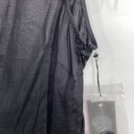 Vince Camuto  Womens Linen Dress Size 12 Black Button Front Sleeveless NWT Photo 7