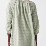 Faherty Valencia Embroidered Eyelet Organic Cotton Minidress Photo 1