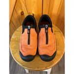 Lands' End  Women's Shoes Sz 6B Orange Suede Zip Moc Outdoor Photo 1