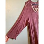 Cato  Pink Cold Shoulder Long Sleeve Pocket Maxi Dress Size 18/20 W Photo 3