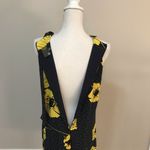 Taylor Toss Yellow Poppy Halter sheath dress Black Size 8 Photo 7